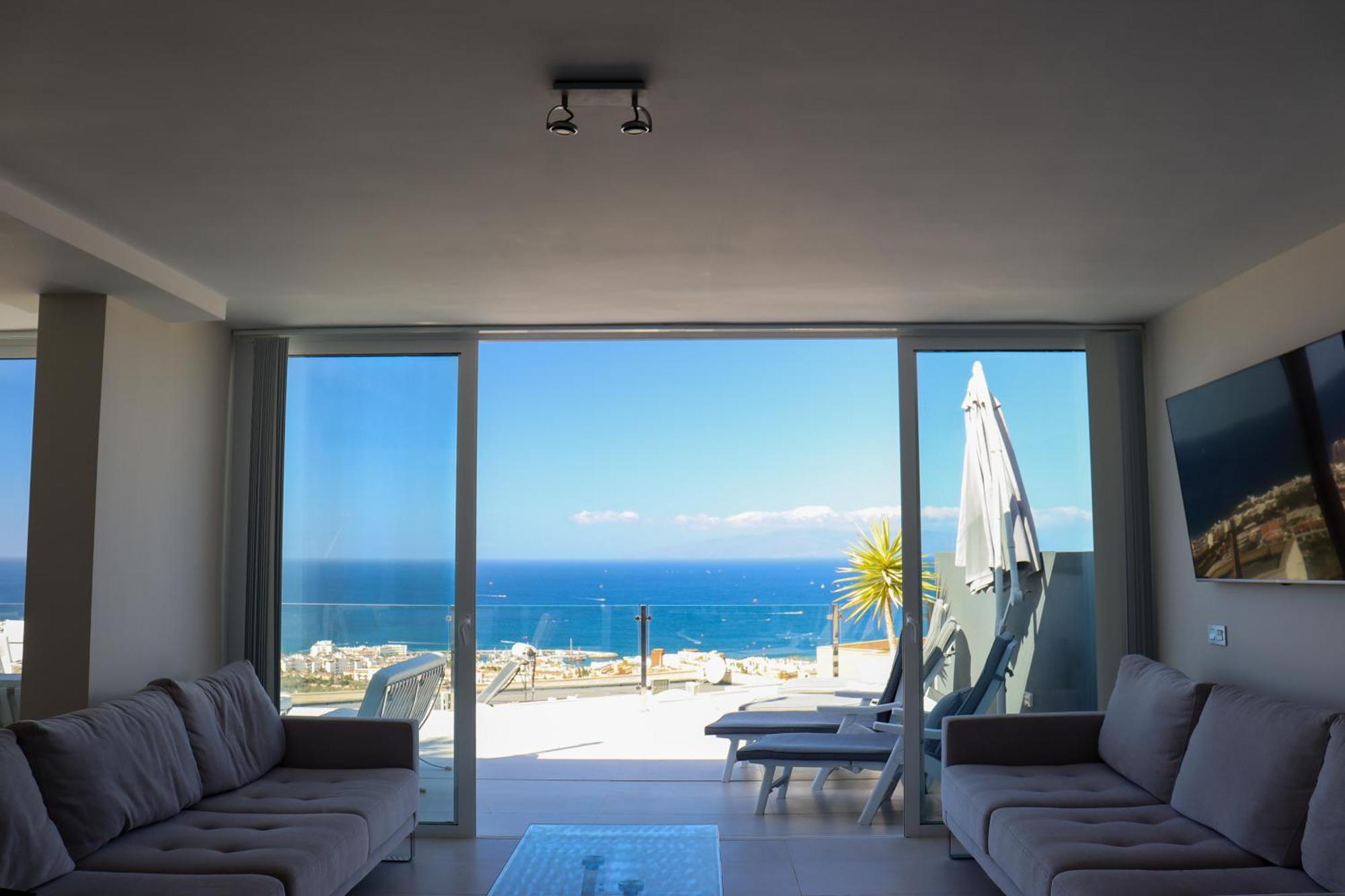 Azure Sky Villa - Panoramic Ocean View, Luxury, San Eugenio Costa Adeje  Exteriör bild