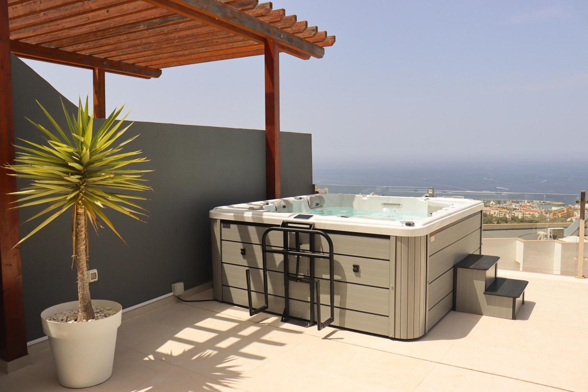 Azure Sky Villa - Panoramic Ocean View, Luxury, San Eugenio Costa Adeje  Exteriör bild